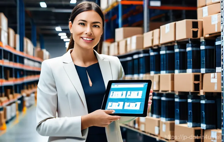 유통관리사 시험 필수 개념 정리 - **Prompt for a Modern Logistics Manager in a High-Tech Warehouse:** "A confident and intelligent...