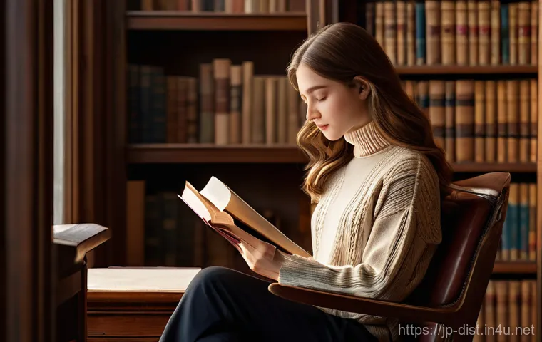 유통관리사 자격증 취득 후 진로 - A young woman in her late teens, with long, wavy brown hair, is sitting comfortably on a plush armch...